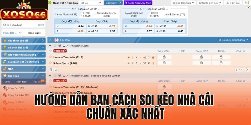 Hướng dẫn bạn cách soi kèo nhà cái chuẩn xác nhất 